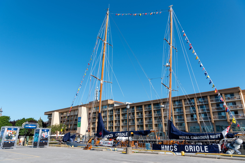 Illustration for article titled HMCS Oriole at Crawford Wharf in Downtown Kingston